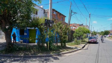 Uns esquina verde: Gabribaldi y Patricias Argentinas.