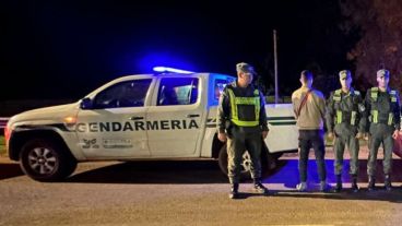 Gendarmería intervino en el kilómetro 240 de la ruta nacional 14.