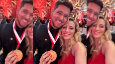 Michael Bublé y Luisana Lopilato.