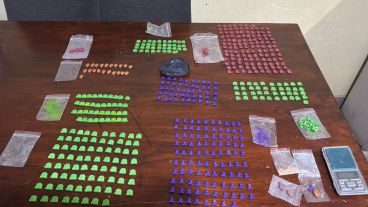 Pastillas de éxtasis secuestradas por la División Antidrogas de la PFA de Rosario.