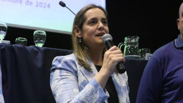 La presidenta de Federación Agraria, Andrea Sarnari.