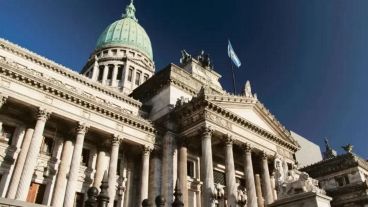 El Congreso nacional, en el centro porteño.