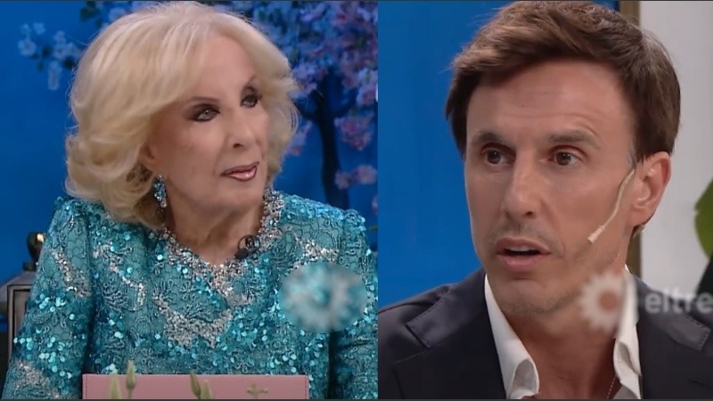 Mirtha Legrand y Roberto García Moritán.