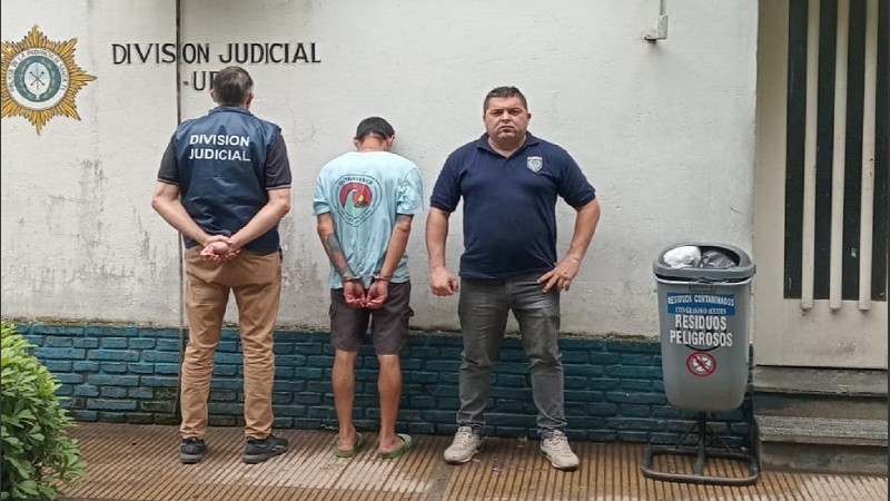 El detenido el sábado pasado fue imputado como coautor del atraco premeditado y la muerte del efectivo.