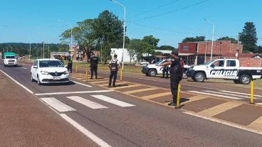 La Policía armó un amplió operativo tras el hecho.