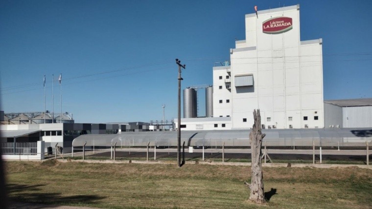 La planta de Lácteos La Ramada se encuentra en el Dpto. Las Colonias (Foto: Matías Reyna)