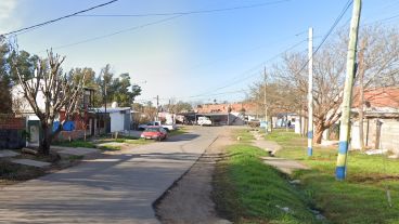 La zona en la que ocurrió el homicidio del muchacho de 28 años.