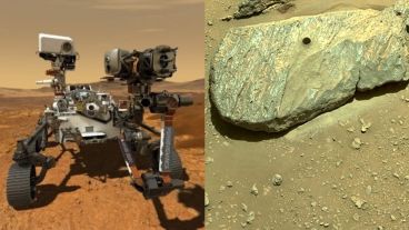 Ahora el rover debe procesar, sellar y almacenar la muestra en algún lugar de la superficie de Marte. Después repetirá ese proceso y recolectará más muestras dejándolas esparcidas.