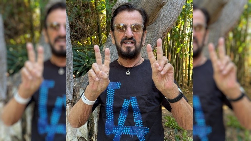 El baterista Ringo Starr.