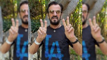 El baterista Ringo Starr.