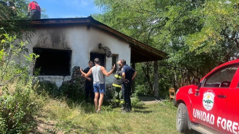 El incendio fue el martes y Quirici sufrió graves quemaduras.