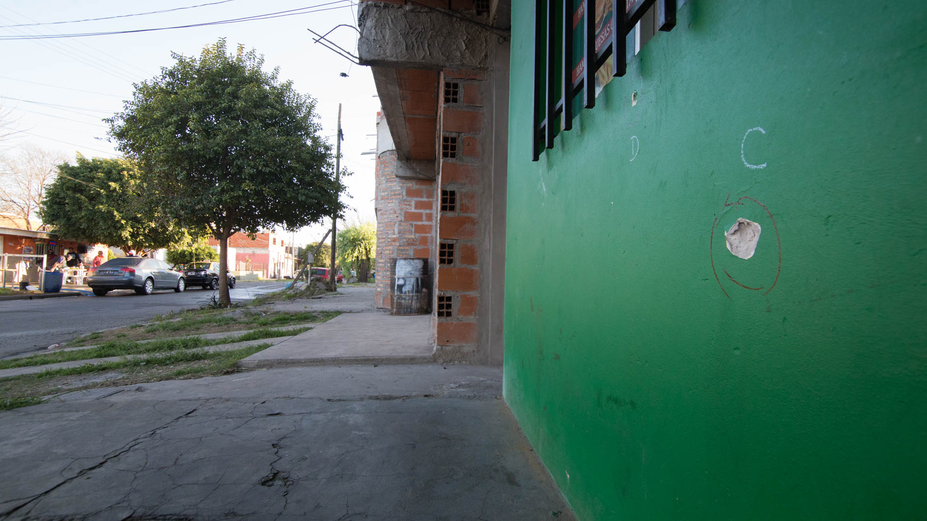 El crimen sucedió este domingo por la noche. (Foto: Alan Monzón/Rosario3)