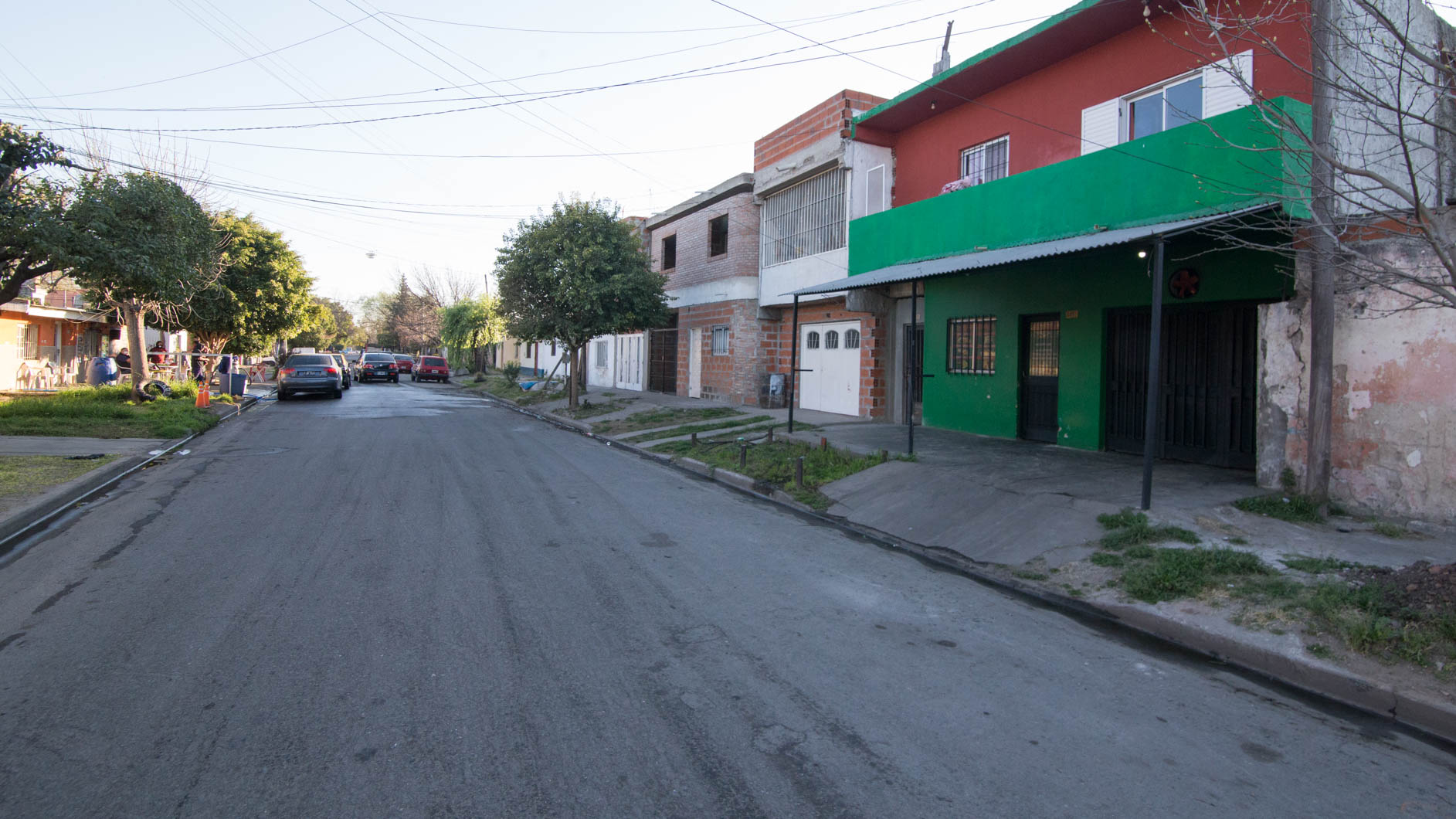 La cuadra de Vera Mujica casi Rueda dodne sucedió el ataque. (Foto: Alan Monzón/Rosario3)