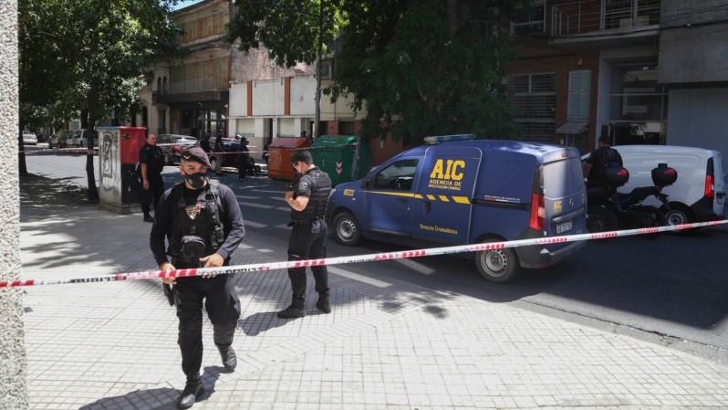 La zona en la que fue hallado el feto. (Foto: Alan Monzón/Rosario3)